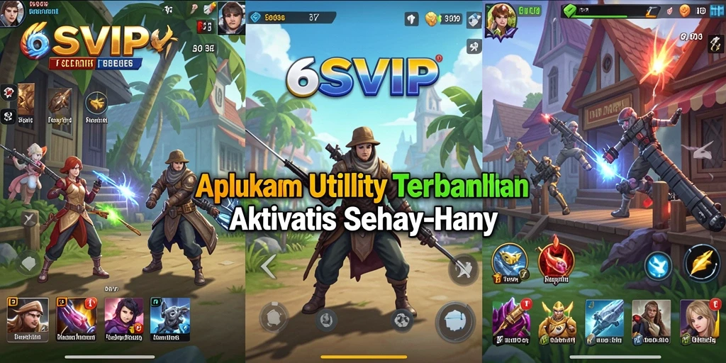 Tampilan antarmuka pengguna 6SVIP yang modern dan mudah dipahami.