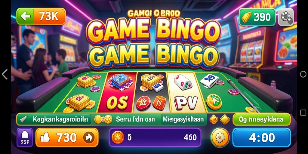 Gameplay seru dan kompetitif dalam aplikasi 73K Bingo.
