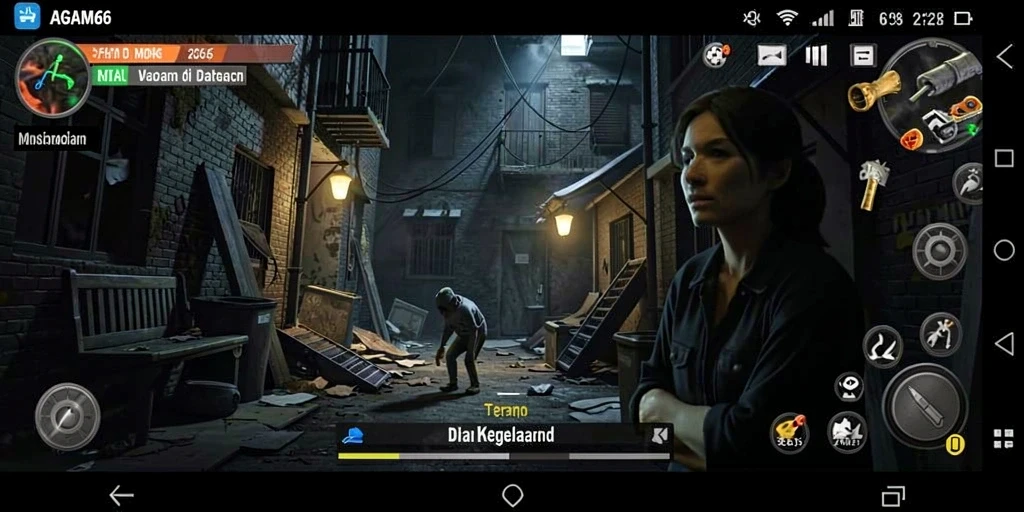 Screenshot AGAM66 menampilkan suasana mencekam dengan gameplay yang mendebarkan.