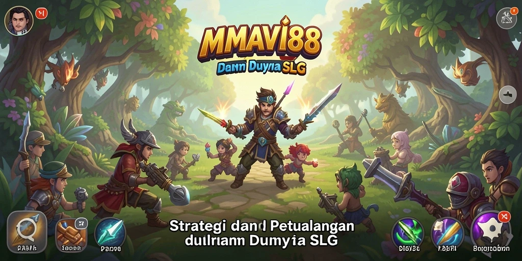 Screenshot menunjukkan pertempuran epik dalam AMAVI88.