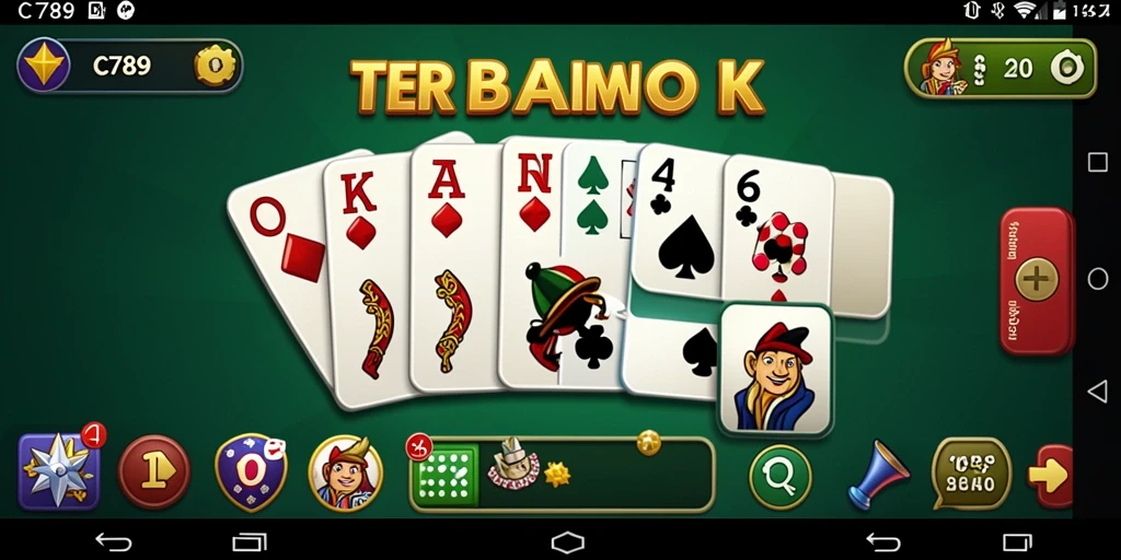 Screenshot gameplay C789 menunjukkan pertandingan Domino yang seru.