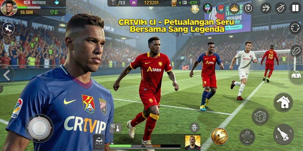 Tampilan gameplay seru di CR7VIP dengan berbagai tantangan.
