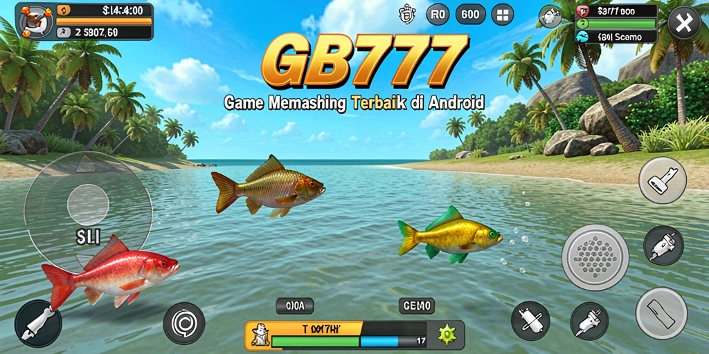 Screenshot gameplay GB777 dengan efek memancing yang menakjubkan.
