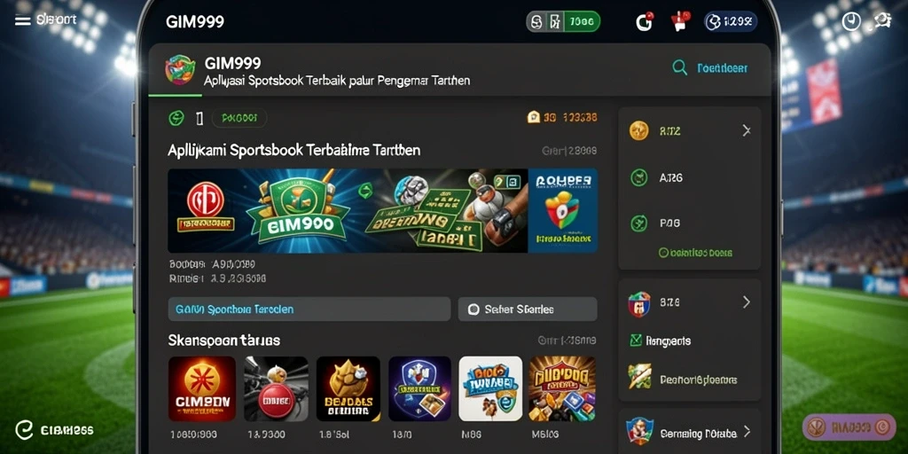 Tampilan menarik GIM999 dalam taruhan olahraga yang seru.