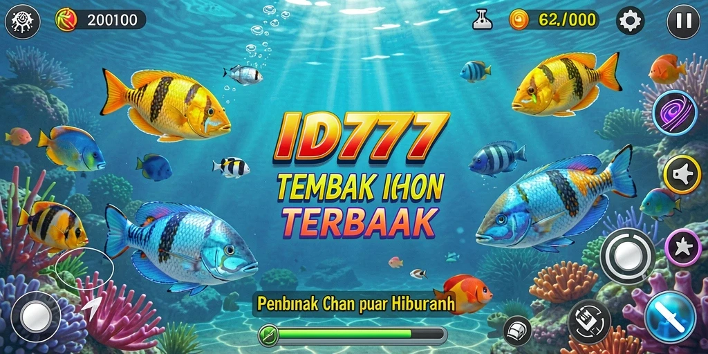 Tangkapan layar gameplay yang mendebarkan dari ID777 Tembak Ikan.