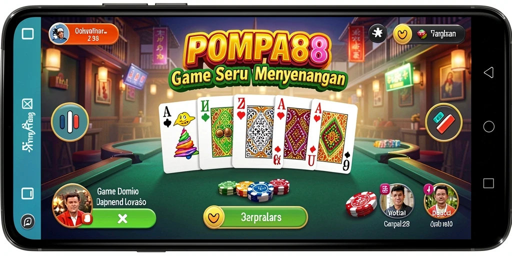 Tampilan gameplay POMPA88 yang seru dan interaktif.