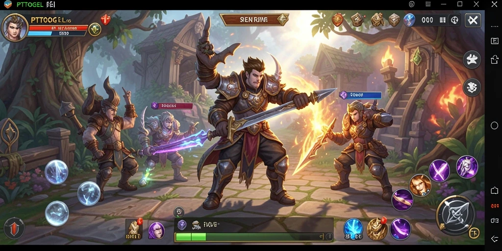 Tampilan menarik dari gameplay PTTOGEL dengan karakter dan lokasi yang menakjubkan.