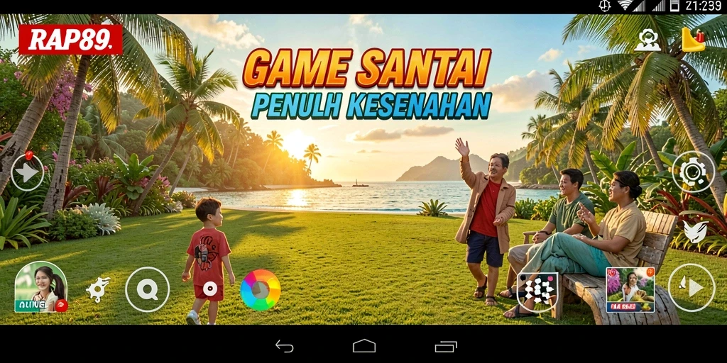 Tampilan seru dari gameplay RAP89 yang menantang.