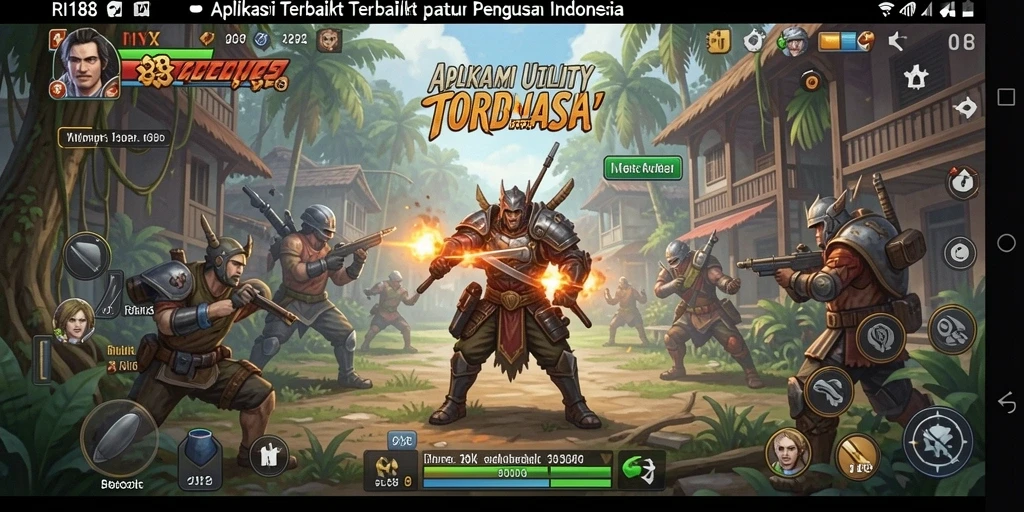 Screenshot utama RI188 menampilkan antarmuka aplikasi Utility yang menarik.