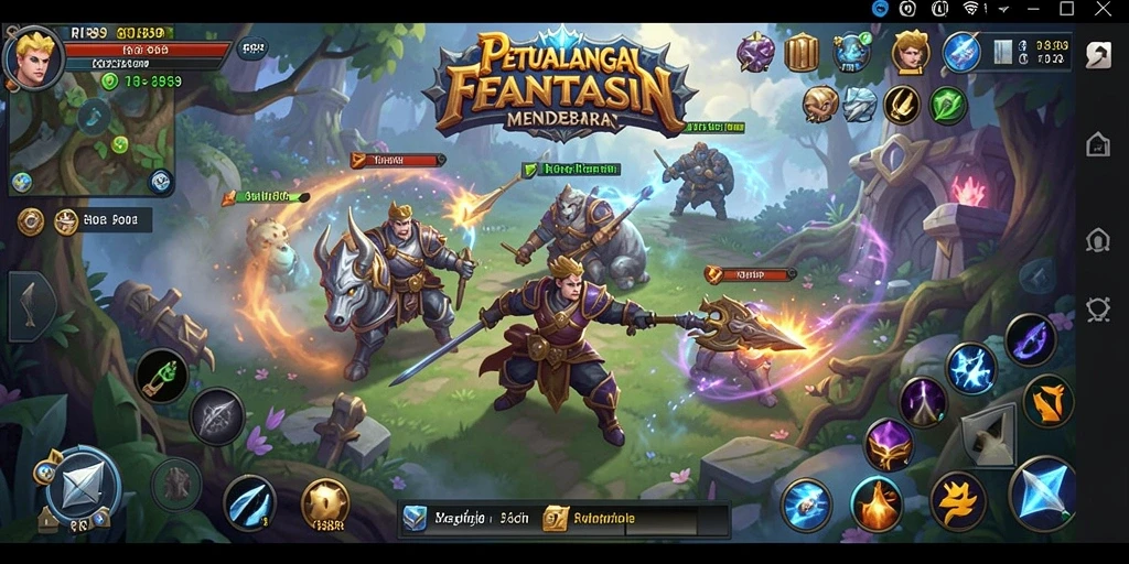 Gameplay seru dan imersif dalam dunia RPG yang menakjubkan.