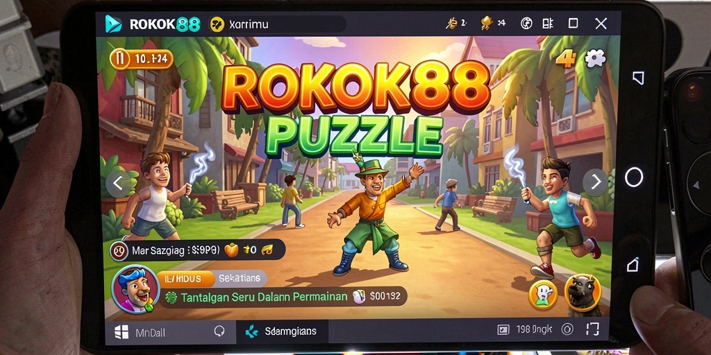 Tampilan gameplay ROKOK88 yang memukau dan menantang.