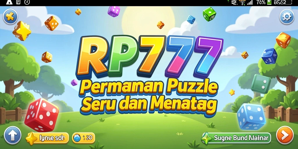 Tangkapan layar utama menampilkan gameplay Puzzle yang seru dan menarik.