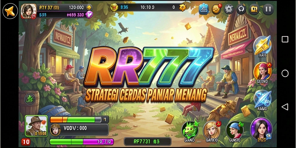 Tampilan gameplay RR777 yang mendebarkan dan strategis.