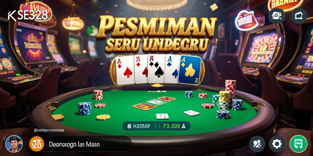 Tampilan menarik dari gameplay Kasino yang seru dan interaktif.