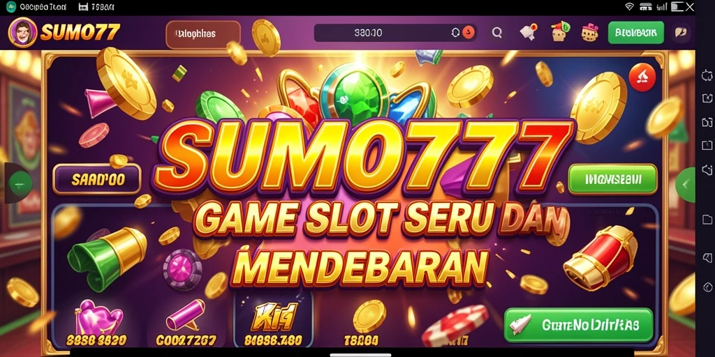 Tampilan gameplay seru dari SUMO777 dengan berbagai tema slot.