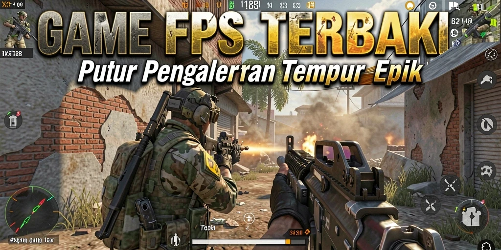 Screenshot gameplay TKP188 menampilkan aksi tembak-menembak yang mendebarkan.