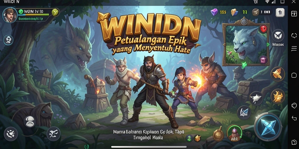Menampilkan gameplay <strong>WINIDN</strong> yang mendebarkan dan menantang.