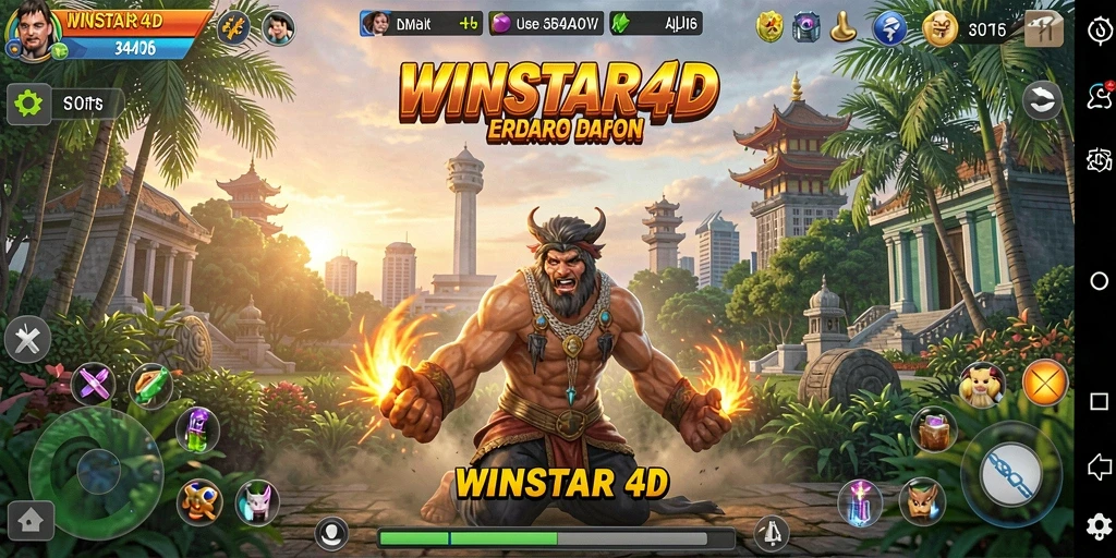 Tampilan aplikasi WINSTAR4D yang mudah digunakan untuk optimasi perangkat.